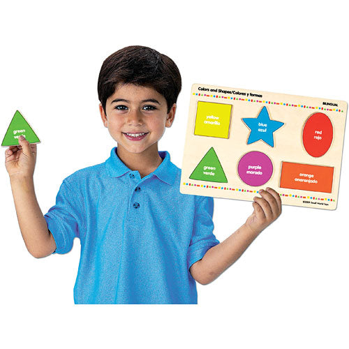 Bilingual Colors  Shapes Puzzle