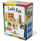 Let's Eat RR Wooden Dining Room