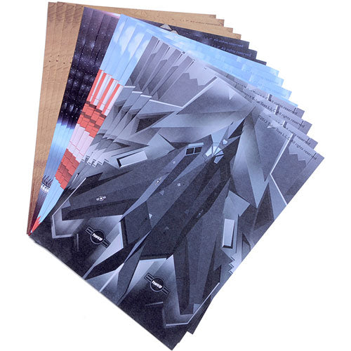 Templates For the Electric Paper Airplane Conversion Ki
