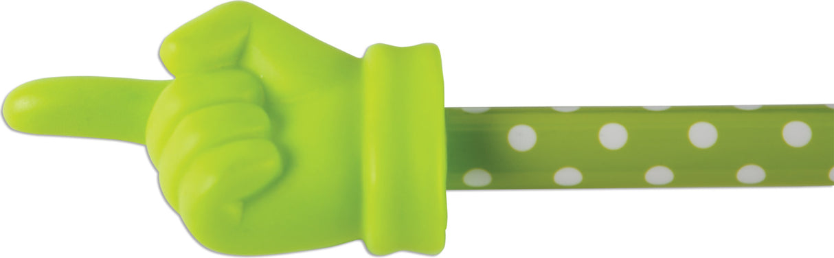 Lime Polka Dots Hand Pointer
