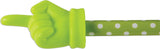 Lime Polka Dots Hand Pointer