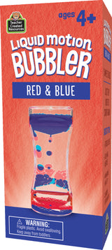 Red & Blue Liquid Motion Bubbler