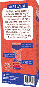 Red & Blue Liquid Motion Bubbler