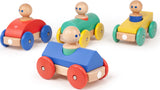 Tegu Magnetic Racers- Blue w/ Poppy Teal Character