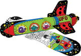 3D Colorable Space Age Rockets