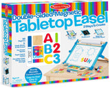 Melissa & Doug Double-Sided Magnetic Tabletop Easel - Free Gift with Purchase