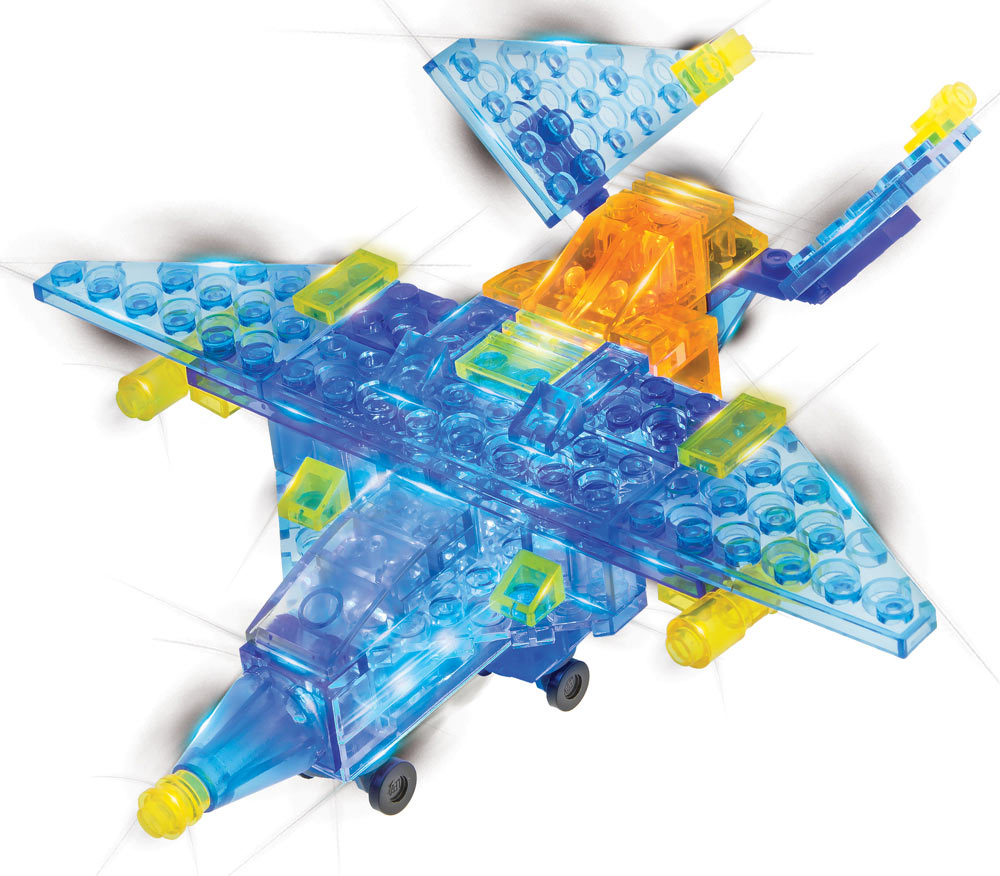 Laser Pegs 6 in 1 Jet Building Set