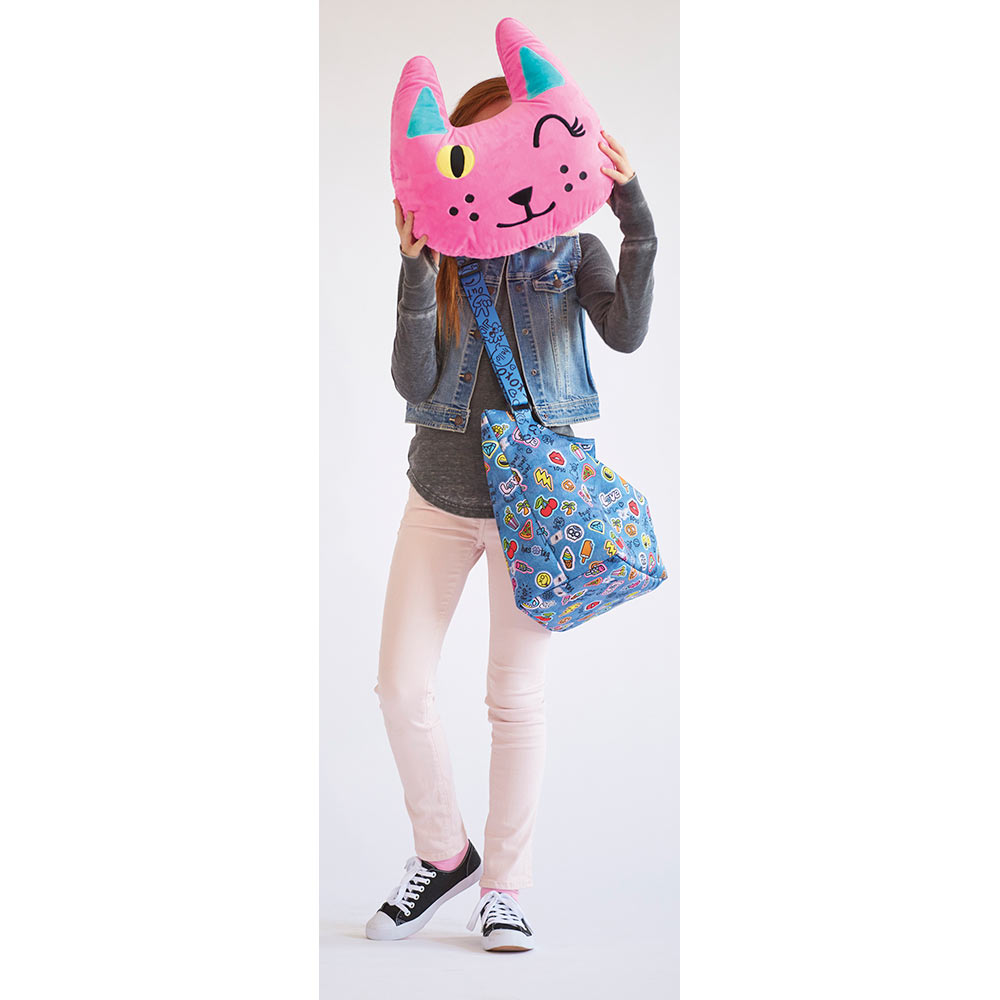 iScream Winking Cat Pillow
