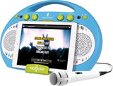 Singing Machine Blue Tabeoke Portable Bluetooth Karaoke System