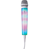 Singing Machine Unidirectional LED Light-Up Wired Microphone