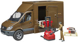 Bruder MB Sprinter UPS Truck with Driver and Accessories