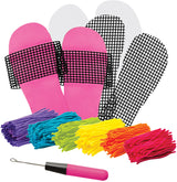 Latch Hook Slipper Kit