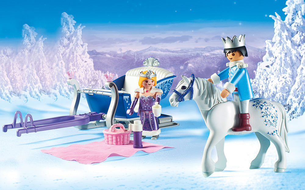 Playmobil - Crystal Palace Sleigh with Royal Couple