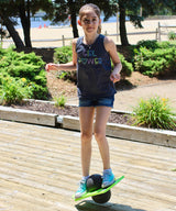 Pogo Trick Board - Green Mean