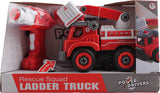 Power Driver Rescue Squad Ladder Truck