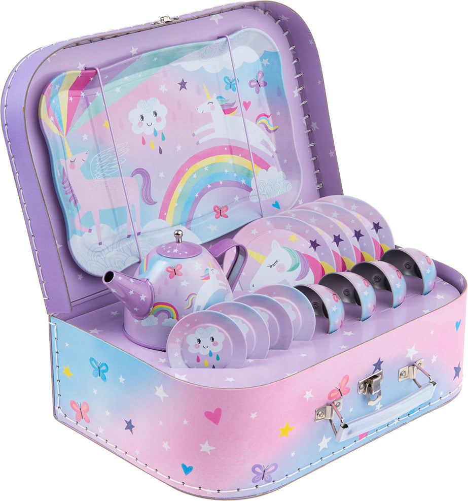15 pc Cotton Candy Tea Set