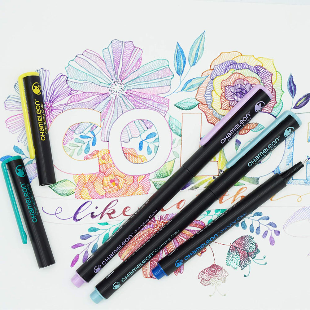 Chameleon Fineliners 12 pack - Bright Colors
