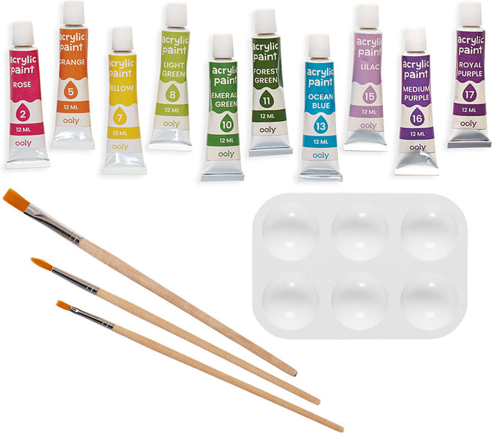 Colorific Canvas Kit Paint by Number - Happy Sloth