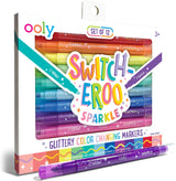 OOLY Switch-Eroo Sparkle Glittery Color Changing Markers