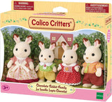 Calico Critters Chocolate Rabbit Family
