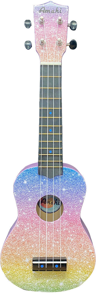 Glitter Rainbow Ukulele