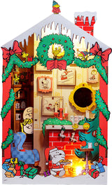 Peanuts Christmas DIY Book Nook Kit