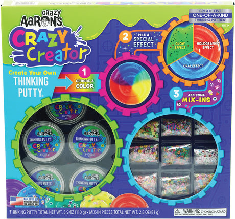 Crazy Aaron's Crazy Creator - Create Your Own Thinking Putty Kit