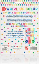 Whirl of Color Jumbo Watercolor Cakes