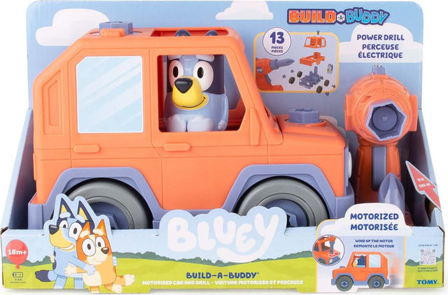 Bluey Build-A-Buddy Motorized Car and Drill