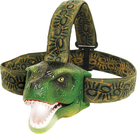 DinoBryte Roaring Dinosaur LED Headlamp