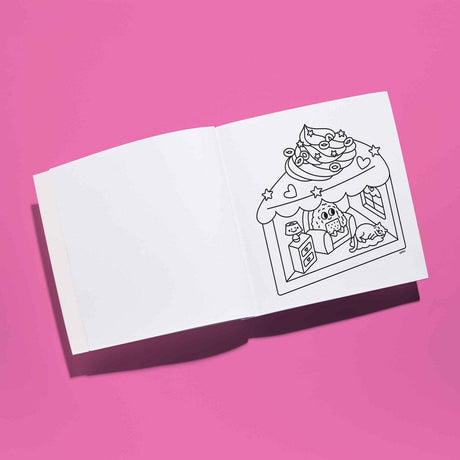 Cozy Art Kawaii Coloring Notebook