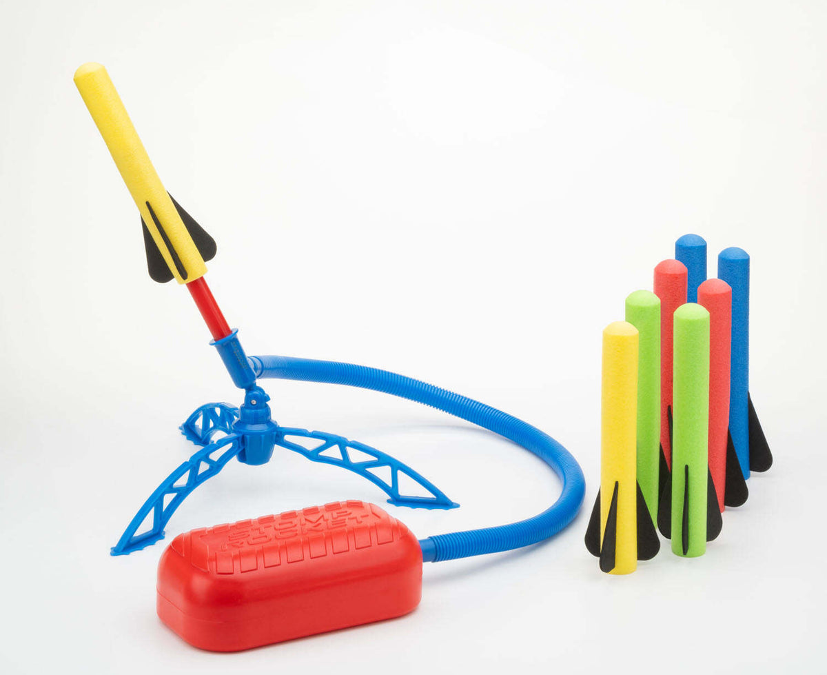 The Original Stomp Rocket Jr. Rocket Set Multi-Color Action