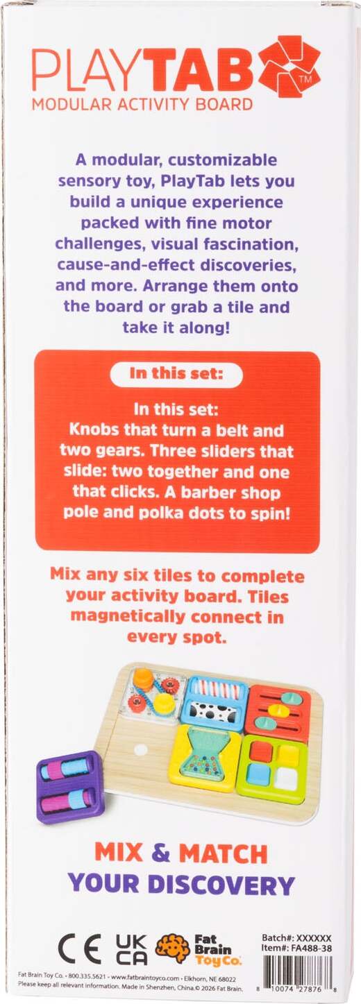PlayTab Sensory Set Tiles - Set 6
