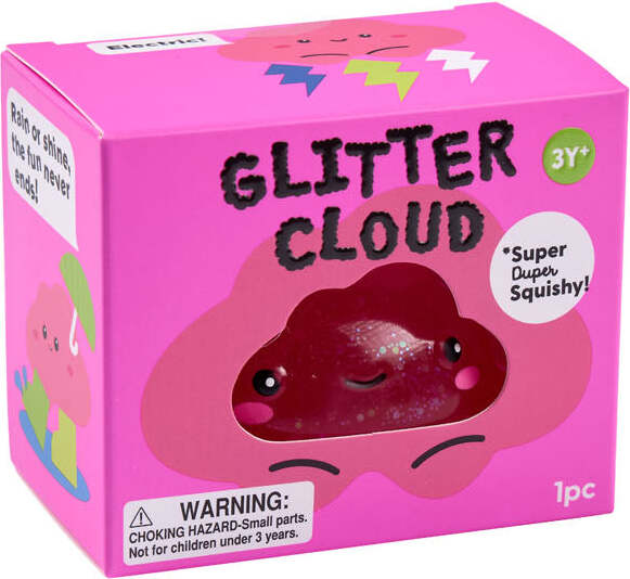 J'adore Glitter Cloud Squishy