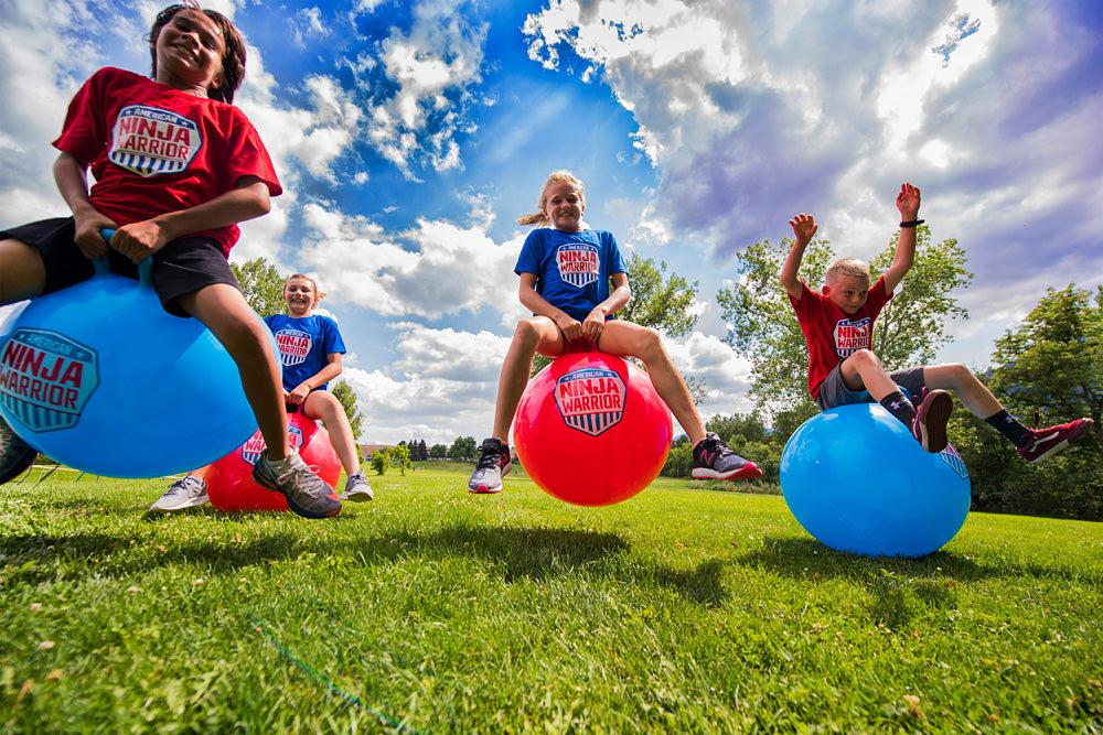 American Ninja Warrior Bounce Ball Race Set
