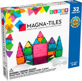 Magna-Tiles Clear Colors 32 Piece Set