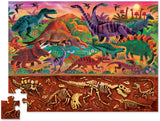 Above + Below Floor Puzzle - Dinosaur World 48 pc