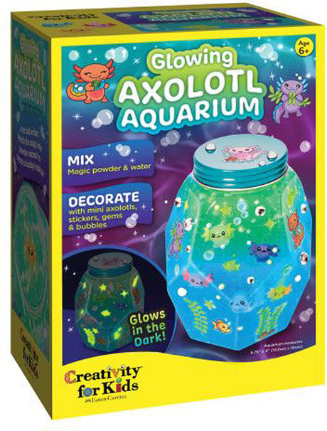 Creativity for Kids Glowing Axolotl Aquarium Kit
