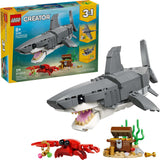 CREATOR 3 in 1 Fierce Shark with a Treasure Chest