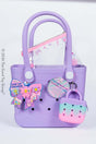 Beach Tote Bag with Charms - Bowtiful