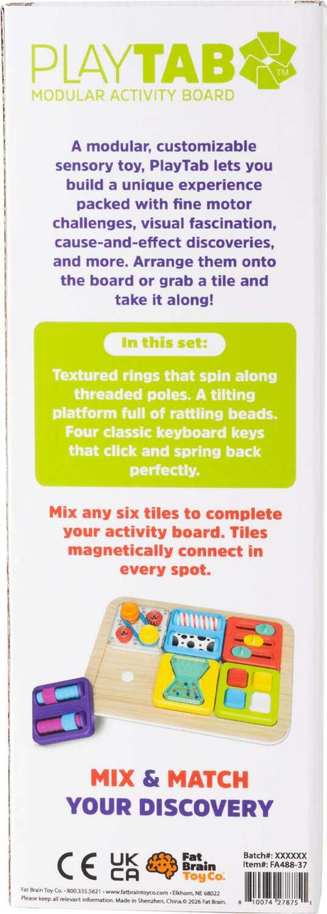 PlayTab Sensory Set Tiles (Set 5: FA488-37 | Set 6: FA488-38)