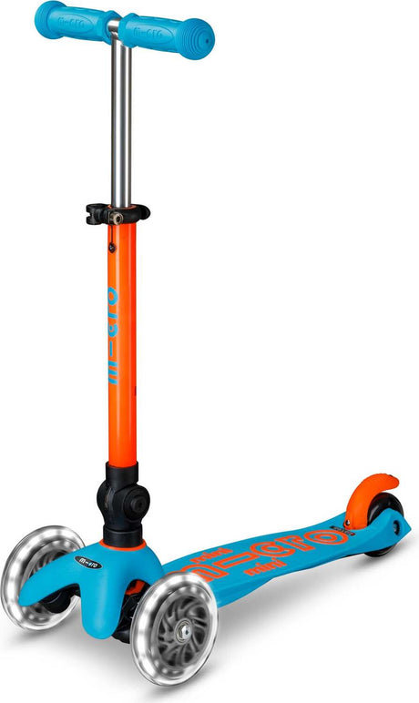 Micro Kickboard Mini Deluxe Foldable LED Scooter -New Neon Colors, Vary By Store