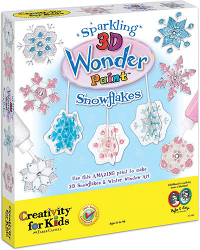 3D Wonder Paint Snowflakes