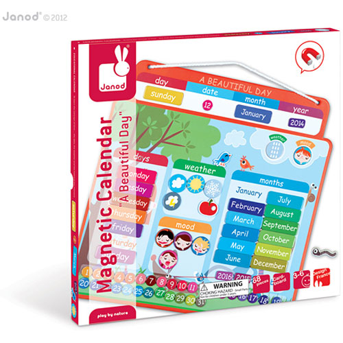 Magnetic Calendar A Beautiful Day