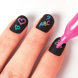 Light-Up Dryer with Chalkboard Nail Art