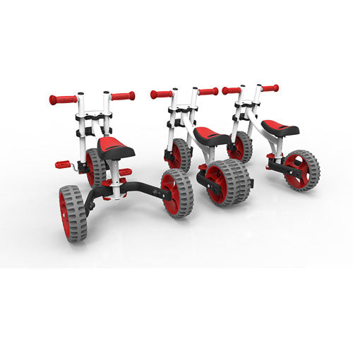 YBike Evolve 3-in-1 Trike- Red