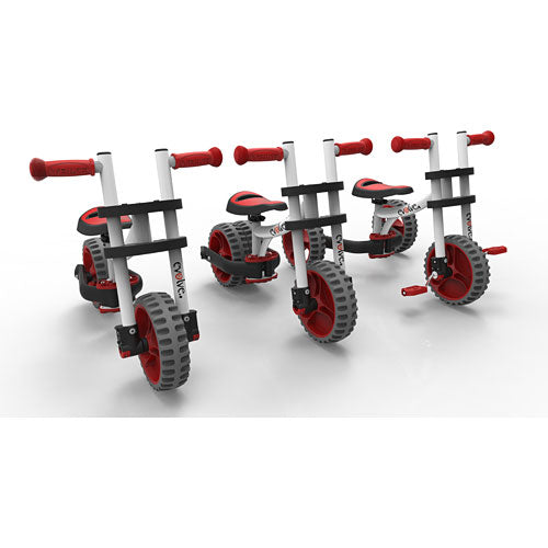 YBike Evolve 3-in-1 Trike- Red