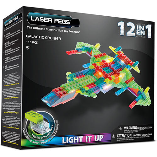 Laser Pegs 12-in-1 Galactic Cruiser