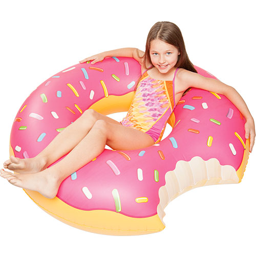 Giant Donut Pool Float - Strawberry