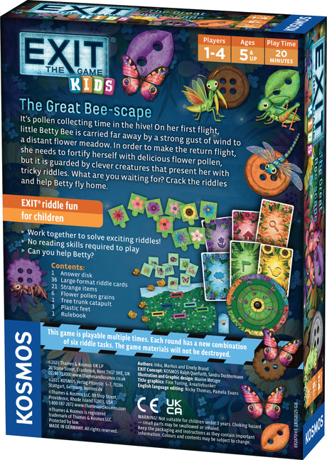 EXIT: The Game - Kids - The Great Bee-scape